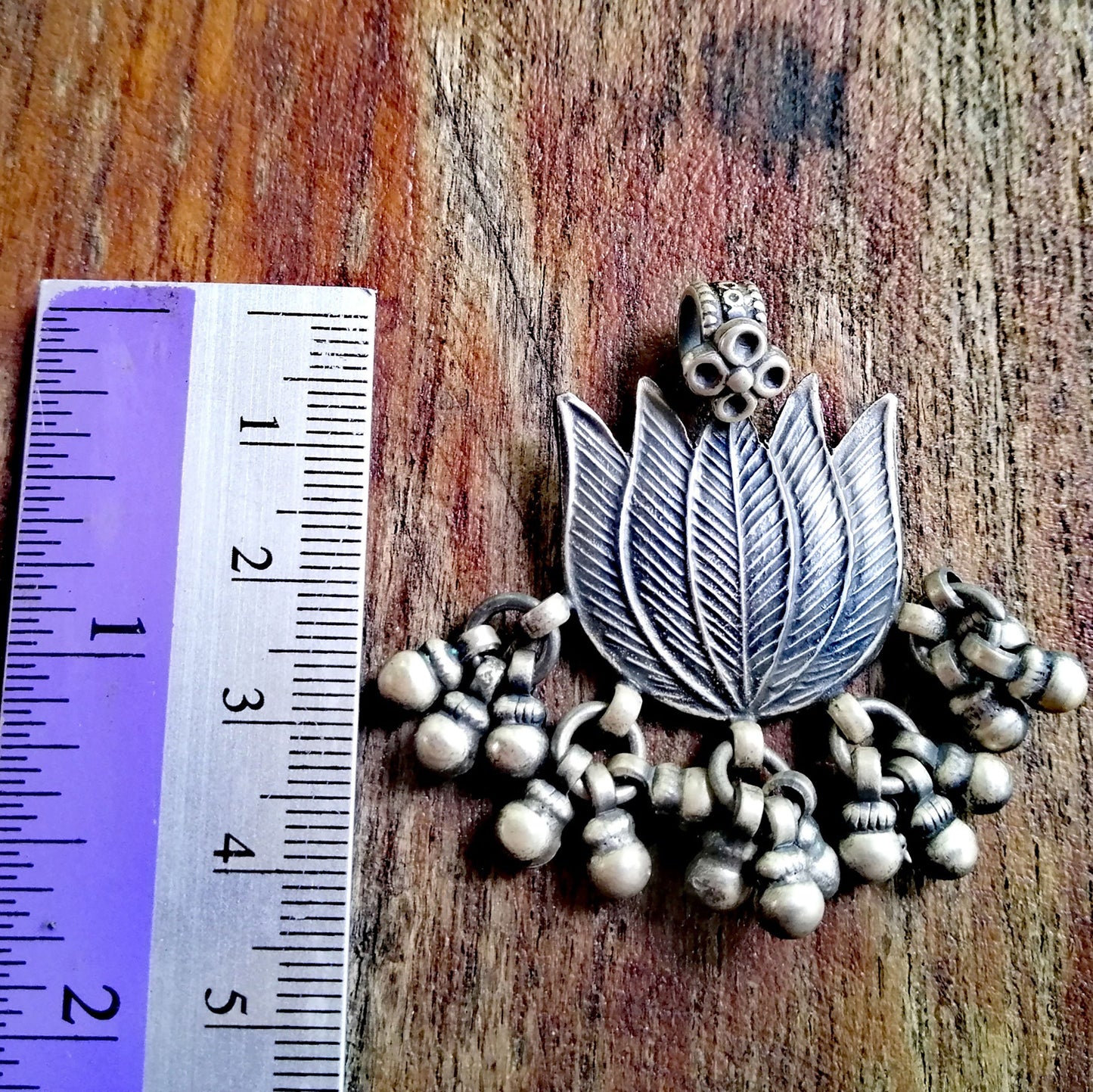 BEAUTIFUL Lotus Charm with Jingle Bells - Beauty out of Mud